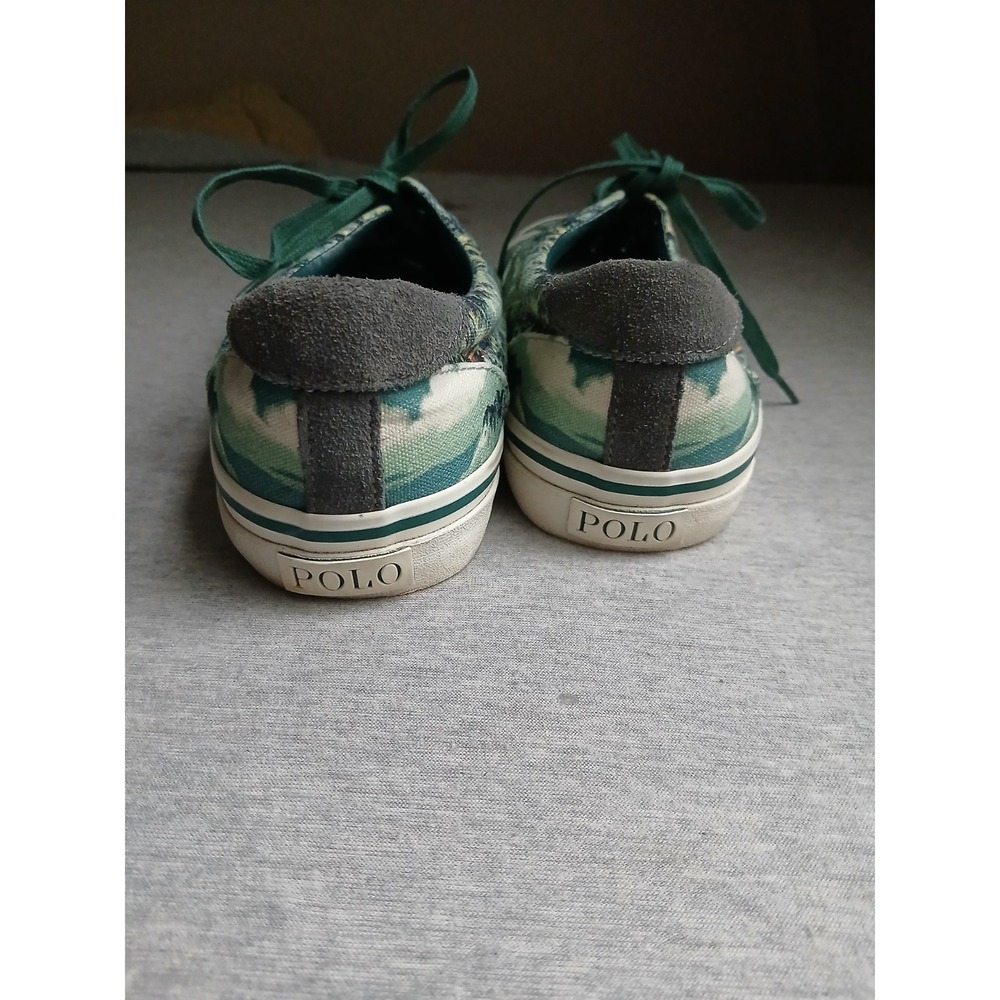 Ralph Lauren Shoes 9 D Thornton III Sailor Comfort Casual Boat Yacht Preppy Grey - Picture 4 of 11
